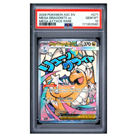 MEGA DRAGONITE ex #271 MEGA ATTACK RARE PSA 10 - Front