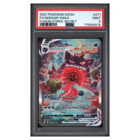 FA/GENGAR VMAX #271 FUSION STRIKE-SECRET PSA 9 - Front