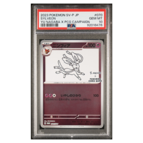 SYLVEON #070 YU NAGABA X PCG CAMPAIGN PSA 10 - Front