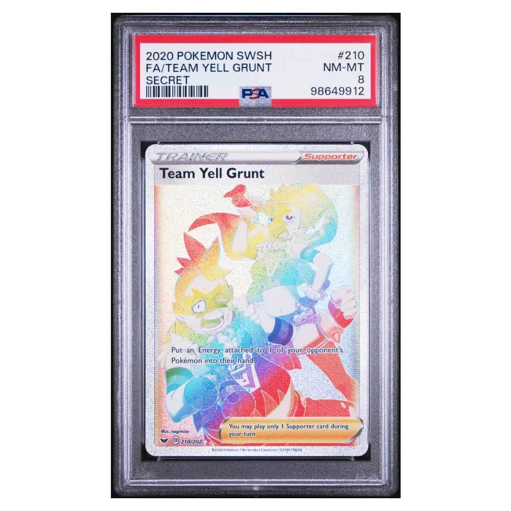 FA/TEAM YELL GRUNT #210 SECRET PSA 8 - Front