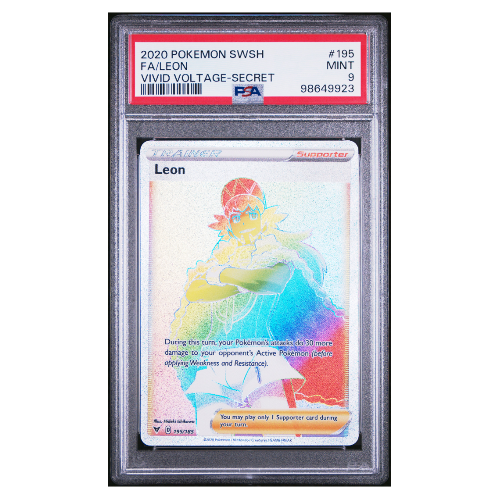 FA/LEON #195 VIVID VOLTAGE-SECRET PSA 9 - Front