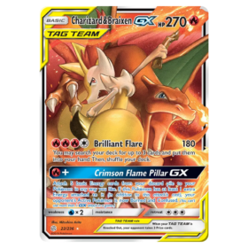 Charizard & Braixen-GX #22 Cosmic Eclipse (NM)