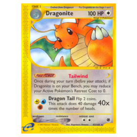 Dragonite #43 Expedition Base Set (GOOD)