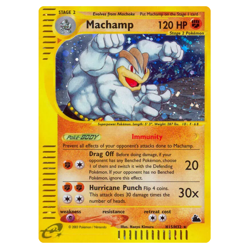 Machamp #H15 Skyridge Holo (HP)