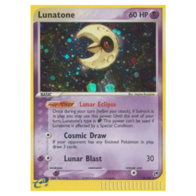 Lunatone #8 Sandstorm Holo (GOOD+)