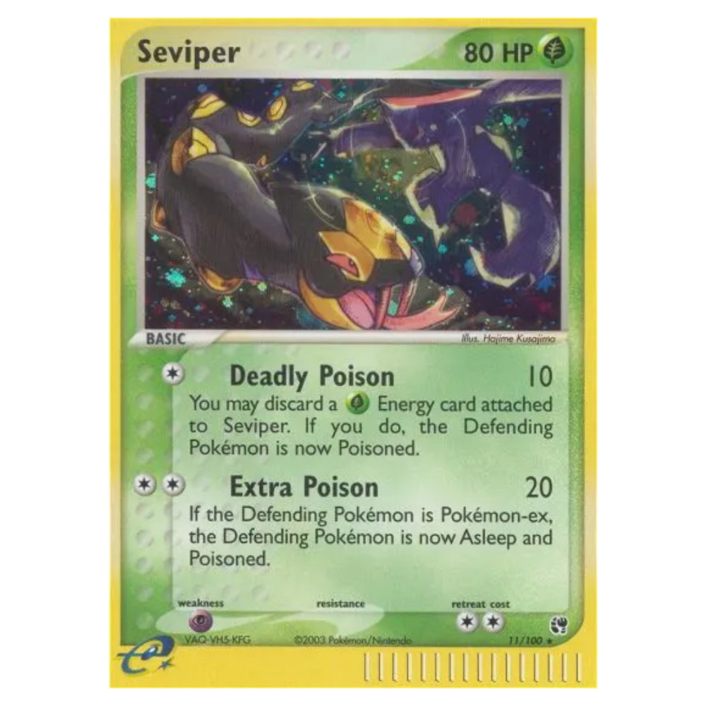 Seviper #11 Sandstorm Holo (LP)