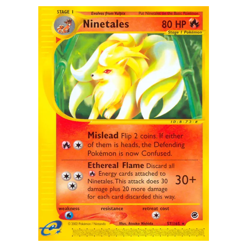 Ninetales #57 Expedition Base Set Reverse Holo (NM)