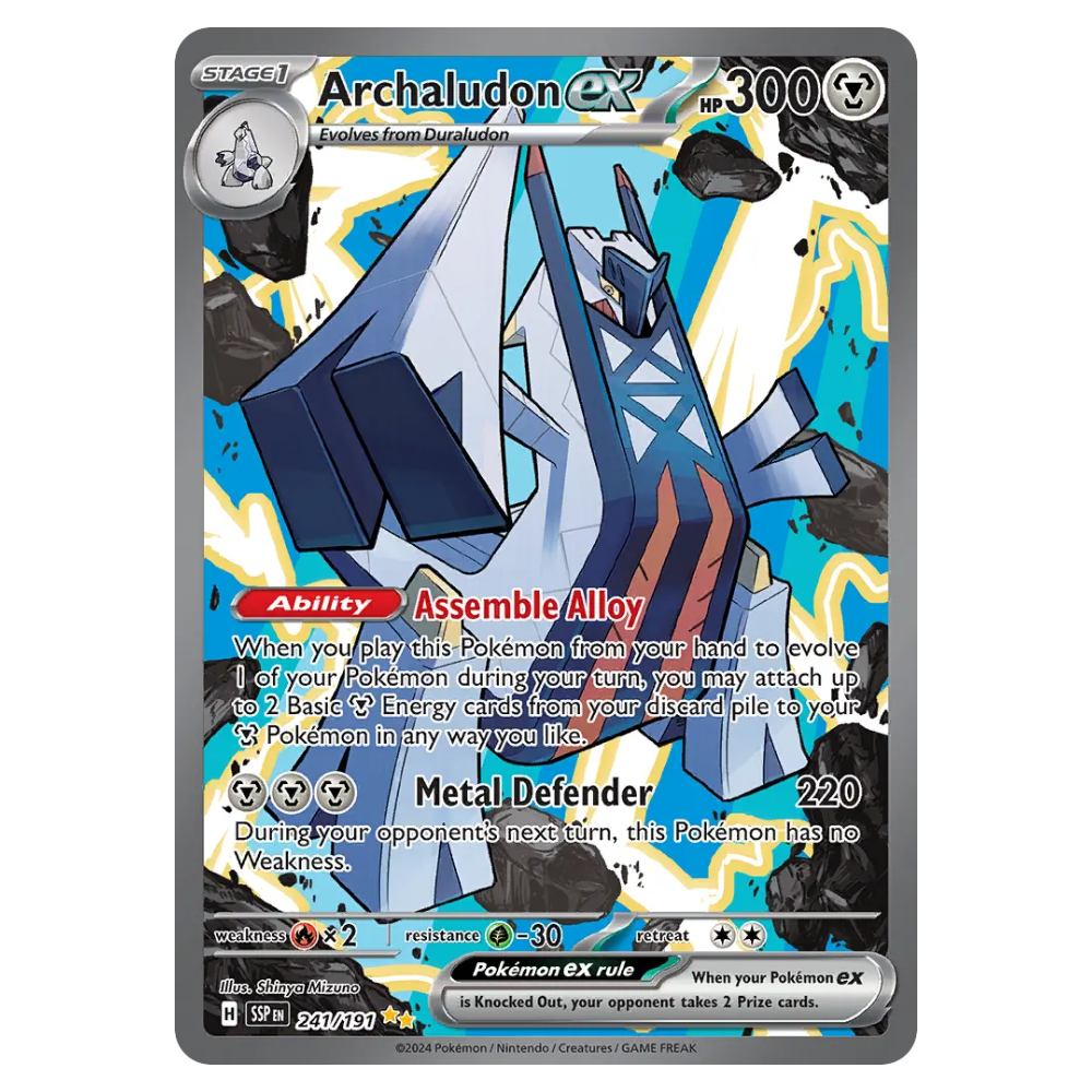 Archaludon ex #241 Surging Sparks (NM)
