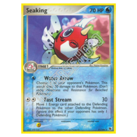 Seaking #21 Ruby & Sapphire Reverse Holo (GOOD-)