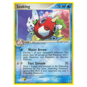 Seaking #21 Ruby & Sapphire Reverse Holo (GOOD-)