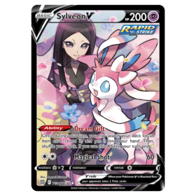 Sylveon V #TG14 Brilliant Stars Trainer Gallery (NM)