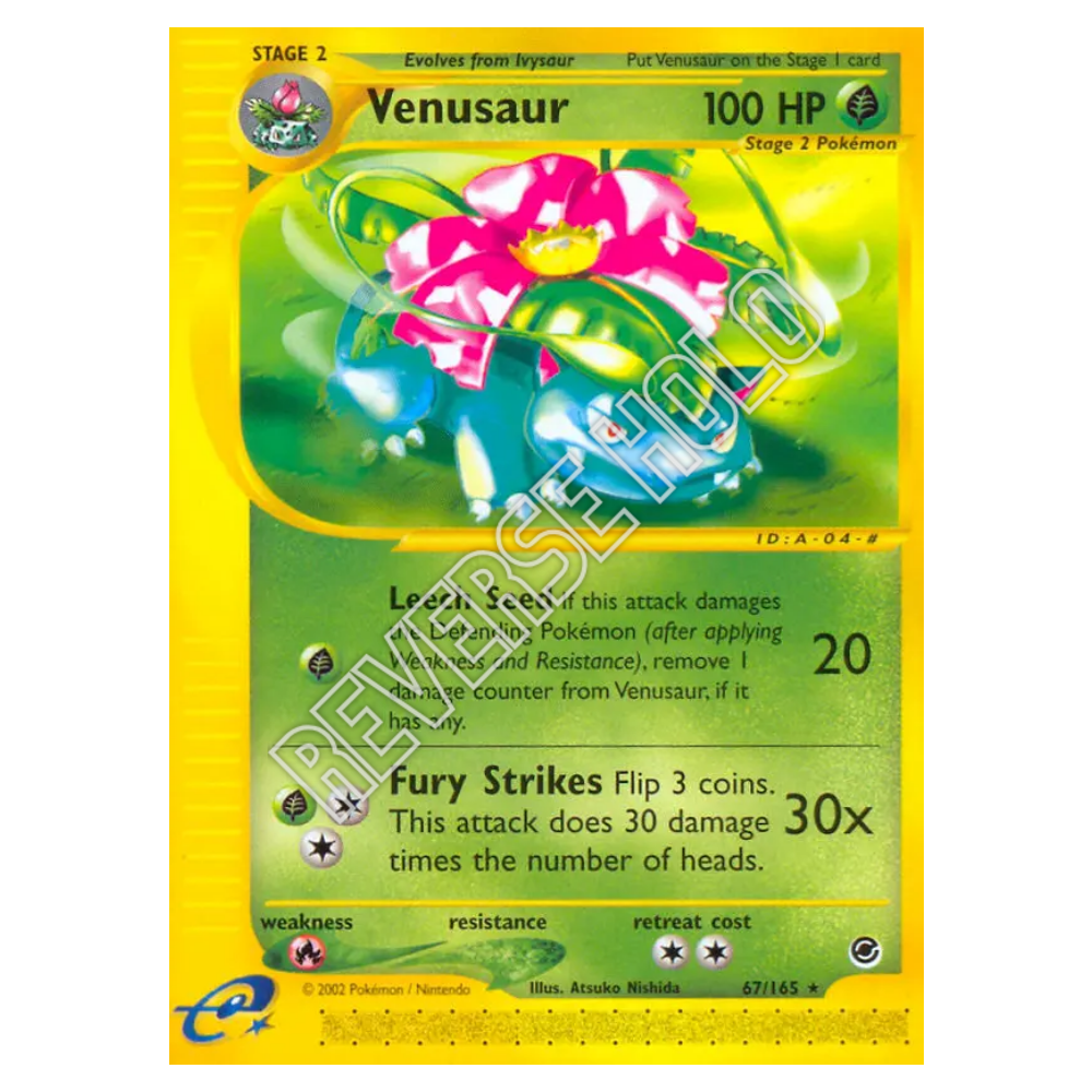Venusaur #67 Expedition Base Set Reverse Holo (PL)
