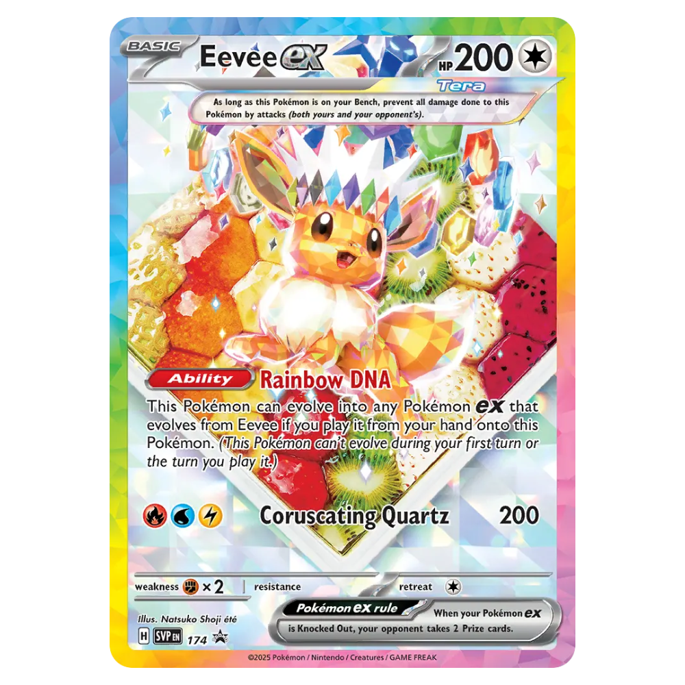 Eevee ex #174 Scarlet & Violet Black Star Promos (NM)