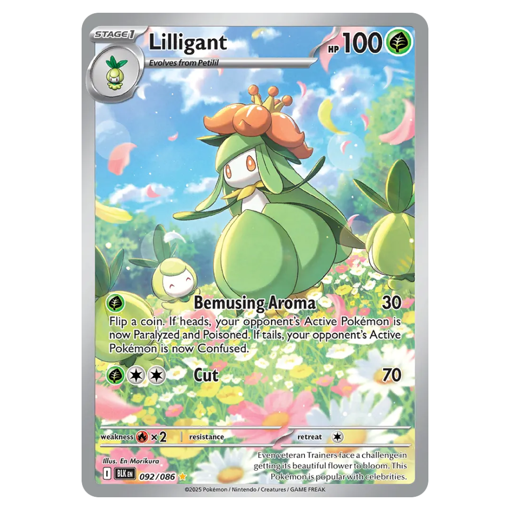 Lilligant #92 Black Bolt (NM)