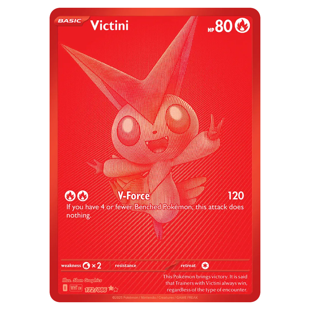 Victini #172 White Flare (NM)