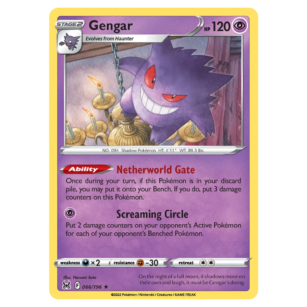 Gengar #66 Lost Origin (NM)