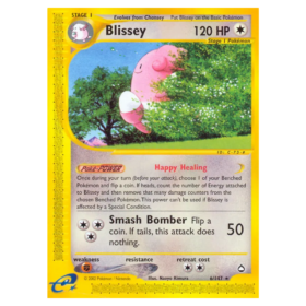 Blissey #6 Aquapolis (GOOD-)