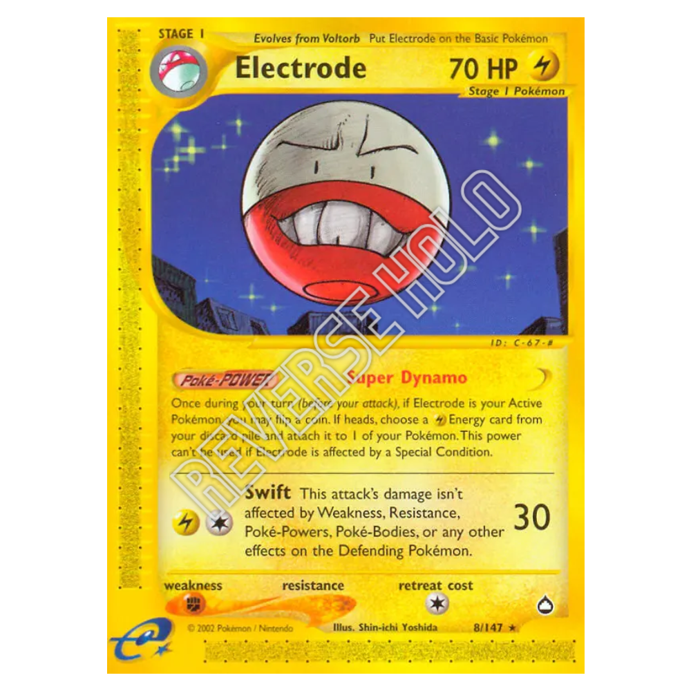 Electrode #8 Aquapolis Reverse Holo (EXC)