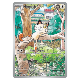 Meowth #106 Phantasmal Flames Holo (NM)