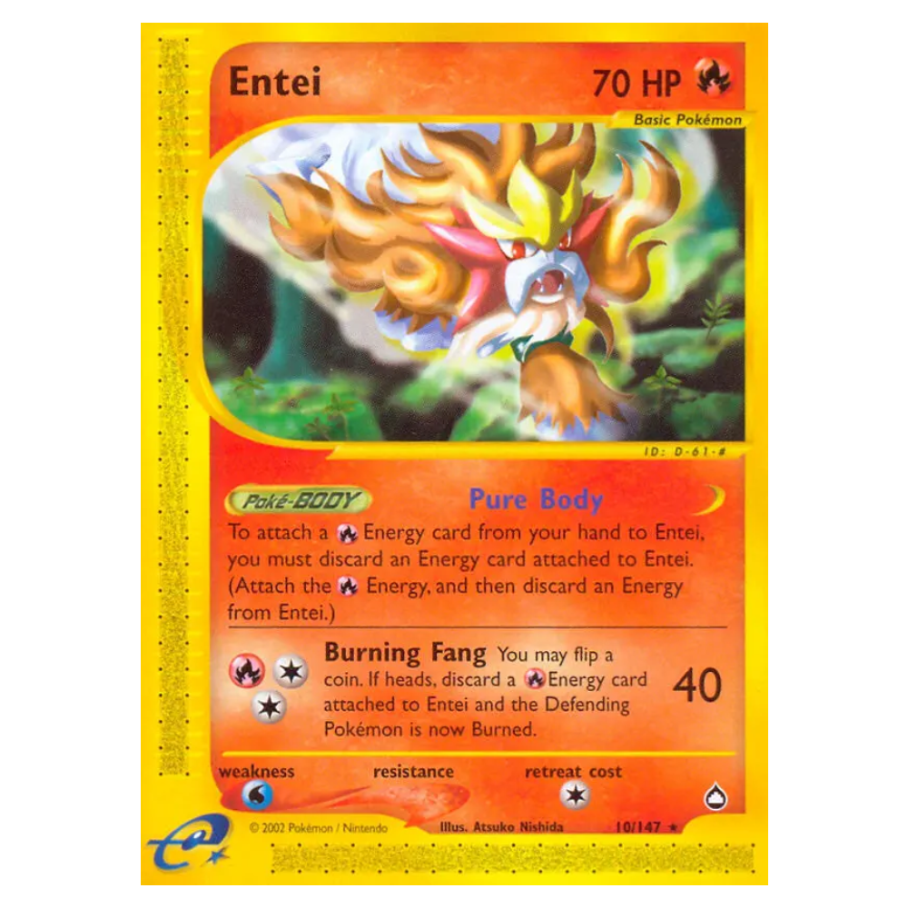 Entei #10 Aquapolis (EXC)