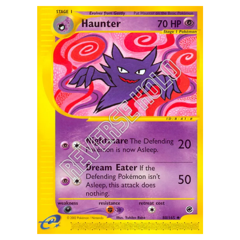 Haunter #80 Expedition Base Set Reverse Holo (LP)