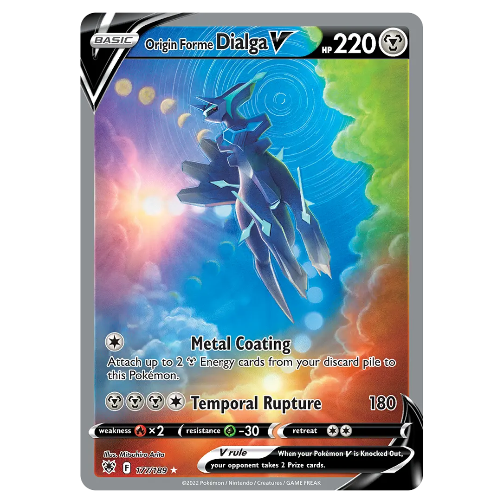 Origin Forme Dialga V #177 Astral Radiance (NM)