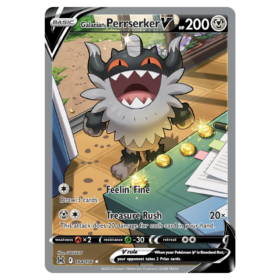 Galarian Perrserker V #184 Lost Origin (GOOD)