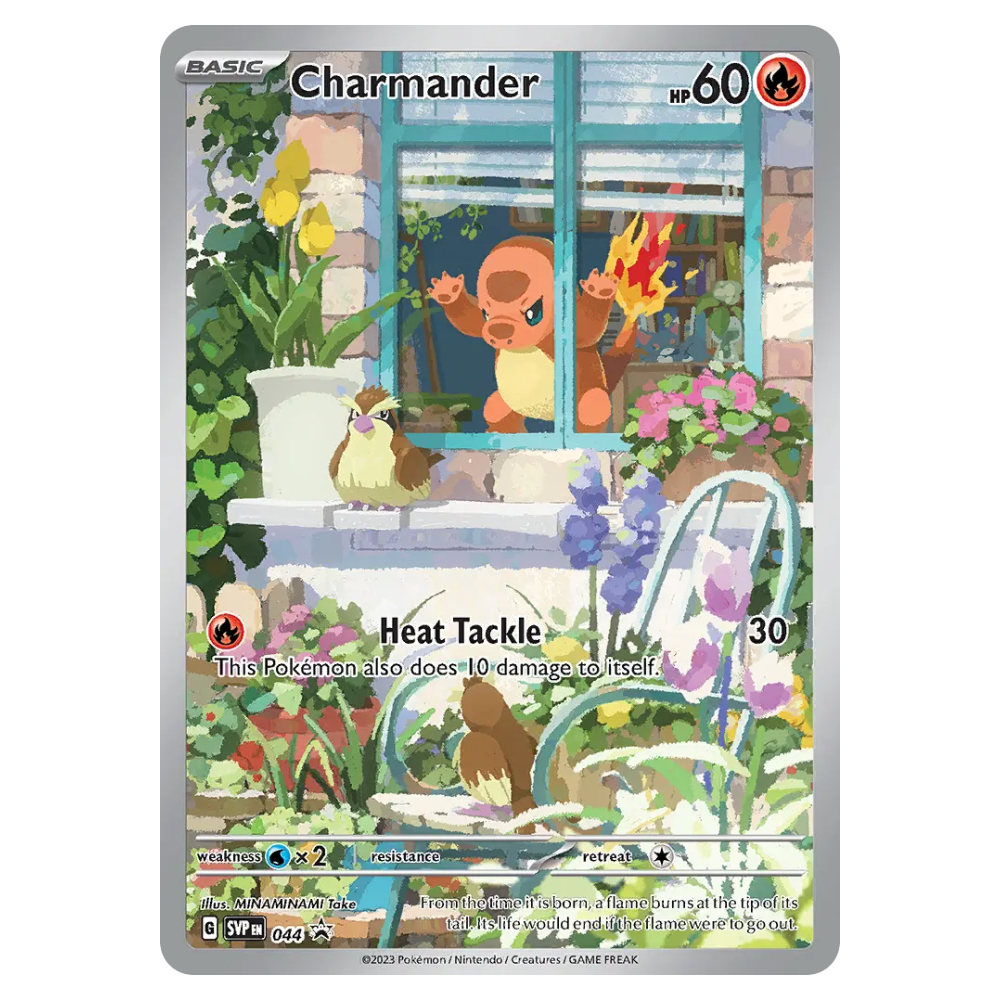 Charmander #44 Scarlet & Violet Black Star Promos (EXC+)