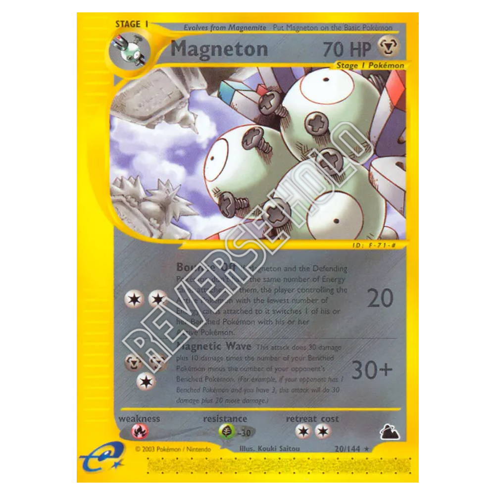 Magneton #20 Skyridge Reverse Holo (EXC)