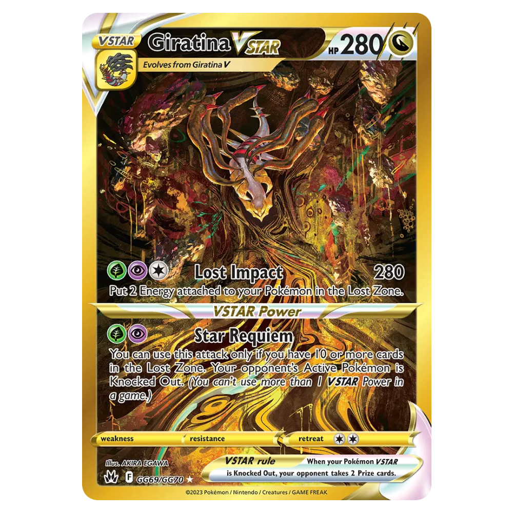 Giratina VSTAR #GG69 Crown Zenith Galarian Gallery (NM)