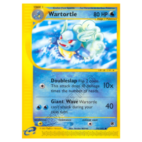 Wartortle #92 Expedition Base Set Reverse Holo (PL)