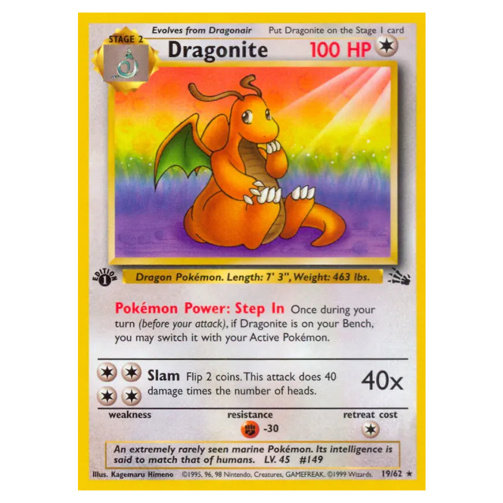 Dragonite #19 Fossil (EXC)