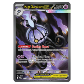 Mega Chandelure ex #115 Pitch Black (NM)
