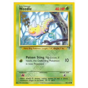 Weedle #99 Legendary Collection Reverse Holo (HP)