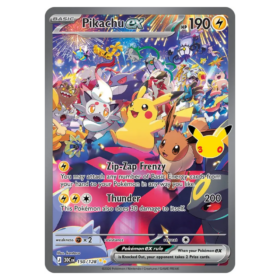 Pikachu ex #150 30th Celebration (NM)