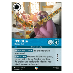 Priscilla - Efficient Clerk [Hyperia City] Foil