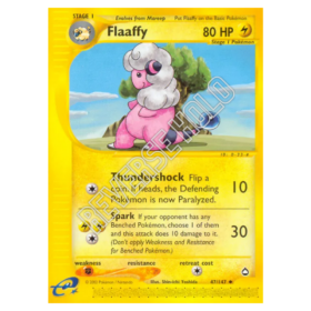 Flaaffy #47 Aquapolis Reverse Holo (LP)