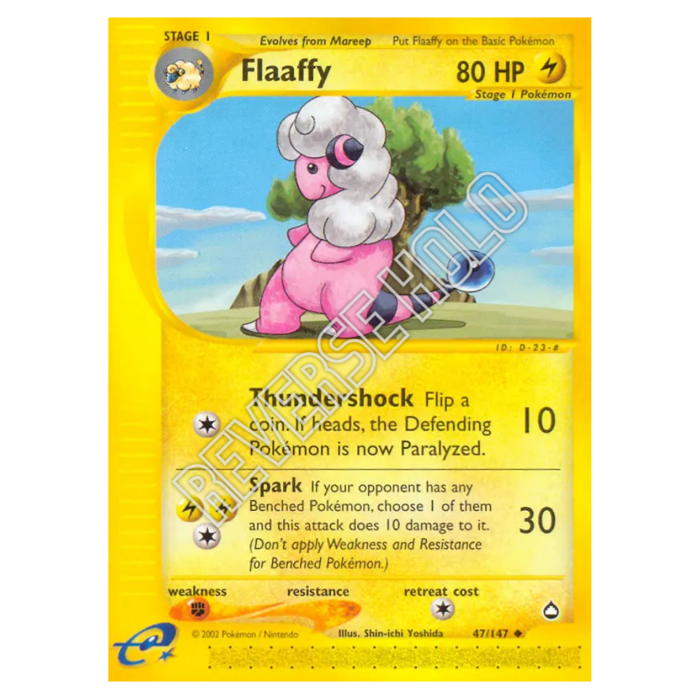 Flaaffy #47 Aquapolis Reverse Holo (LP)