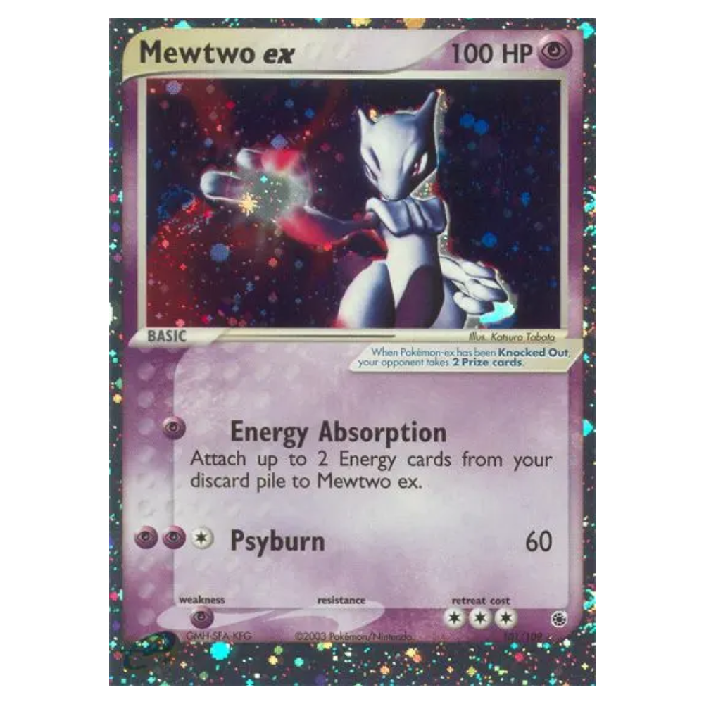 Mewtwo ex #101 Ruby & Sapphire Holo (LP+)