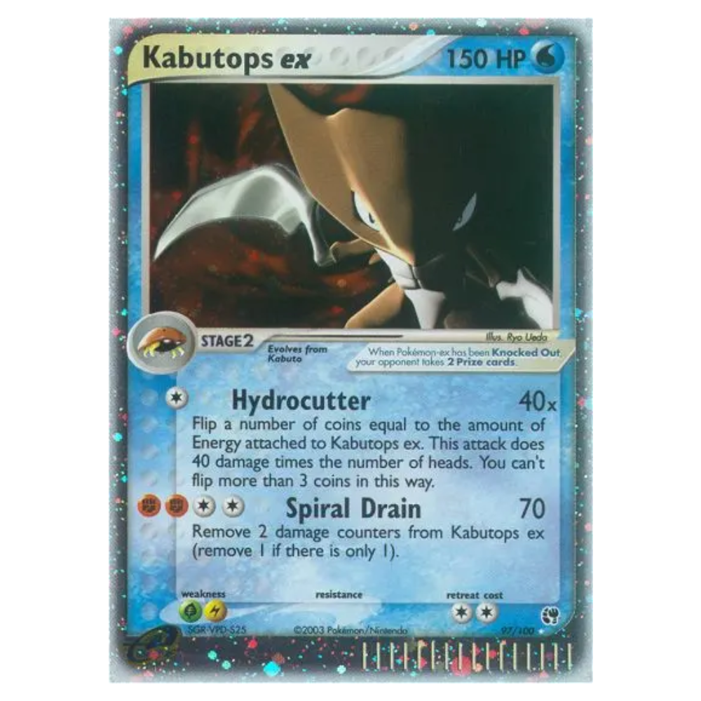 Kabutops ex #97 Sandstorm Holo (PL)