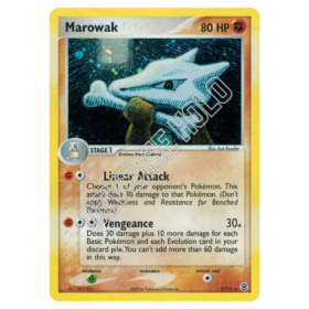 Marowak #7 FireRed & LeafGreen Reverse Holo (GOOD+)