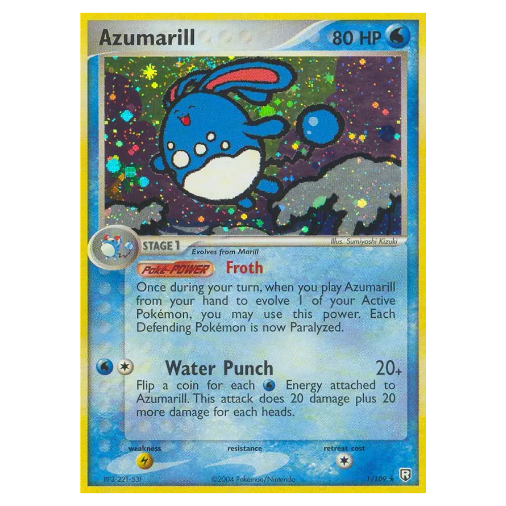 Azumarill #1 Team Rocket Returns Holo (EXC)