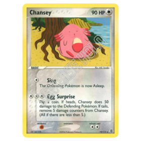 Chansey #19 FireRed & LeafGreen Reverse Holo (GOOD+)