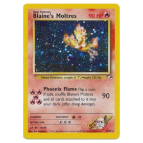 Blaine's Moltres #1 Gym Heroes Holo (PL)