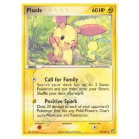 Plusle #44 Deoxys Reverse Holo (GOOD)