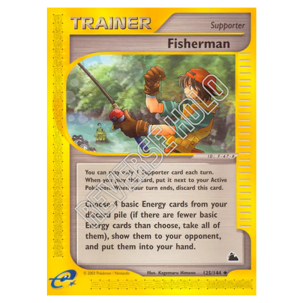 Fisherman #125 Skyridge Reverse Holo (EXC)