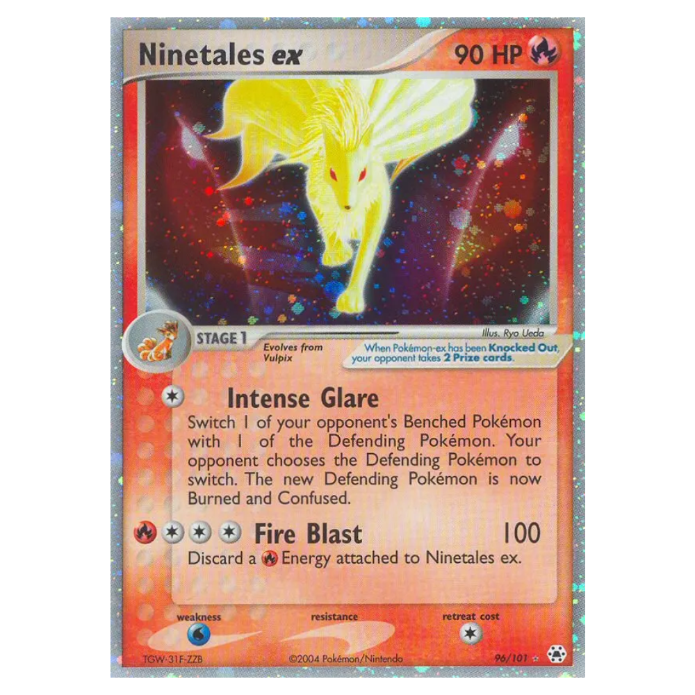Ninetales ex #96 Hidden Legends (POOR+)
