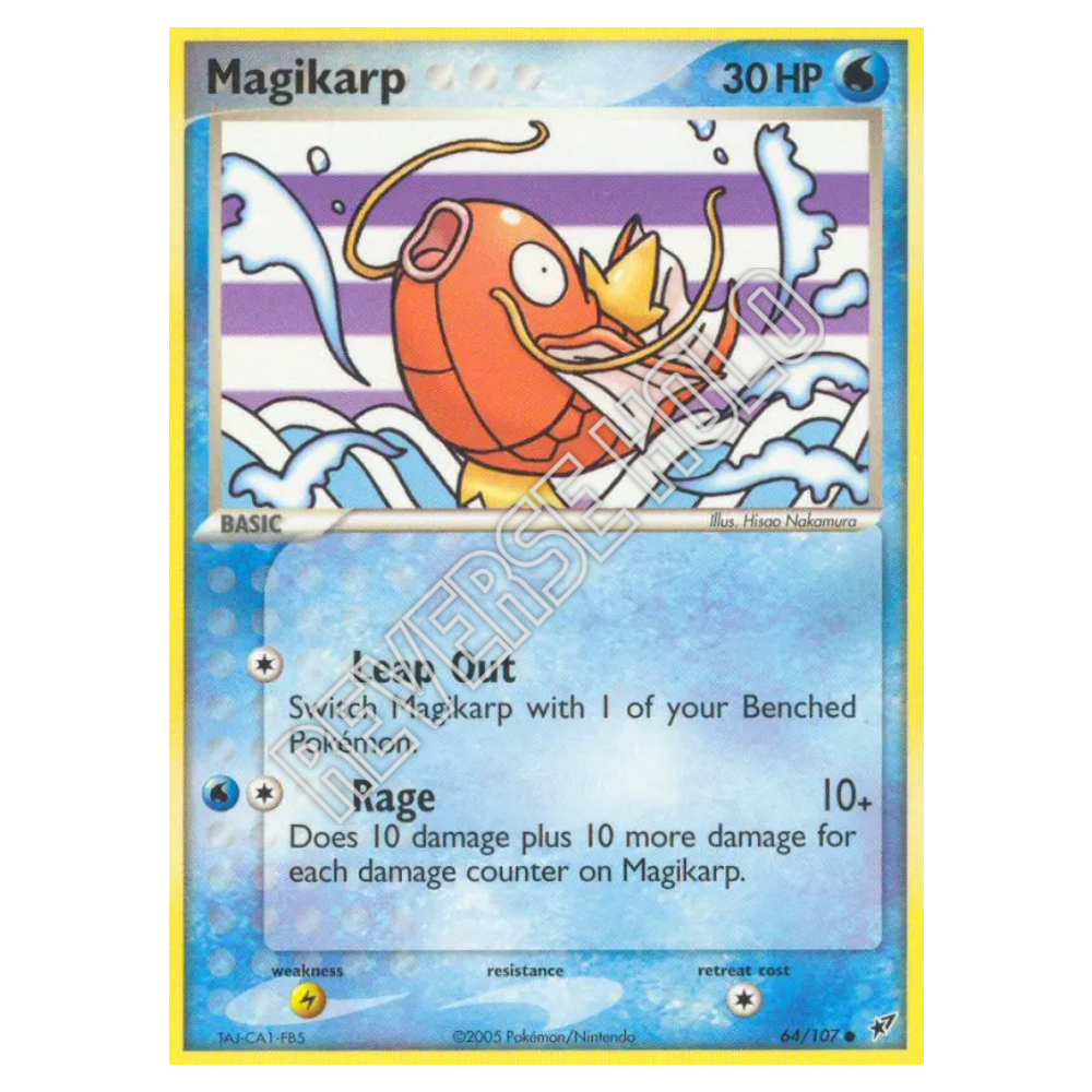 Magikarp #64 Deoxys Reverse Holo (GOOD)