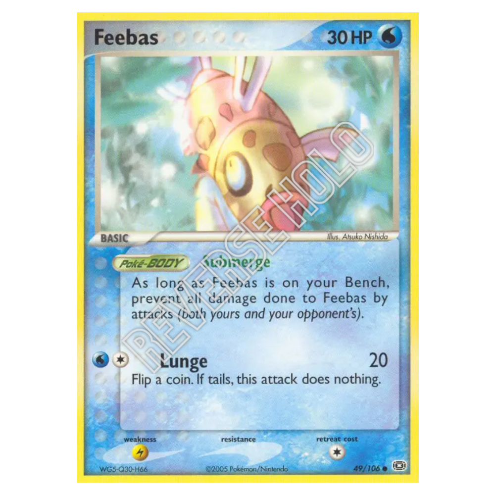Feebas #49 Emerald Reverse Holo (PL)