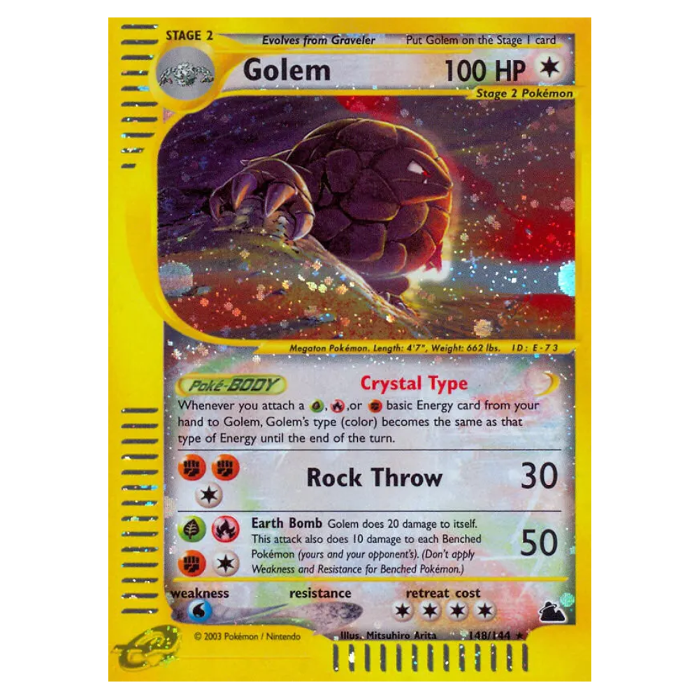 Golem #148 Skyridge Holo (EXC+)
